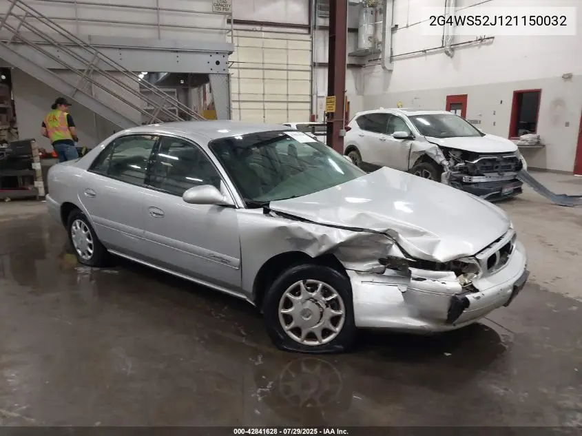 2002 Buick Century Custom VIN: 2G4WS52J121150032 Lot: 42841628