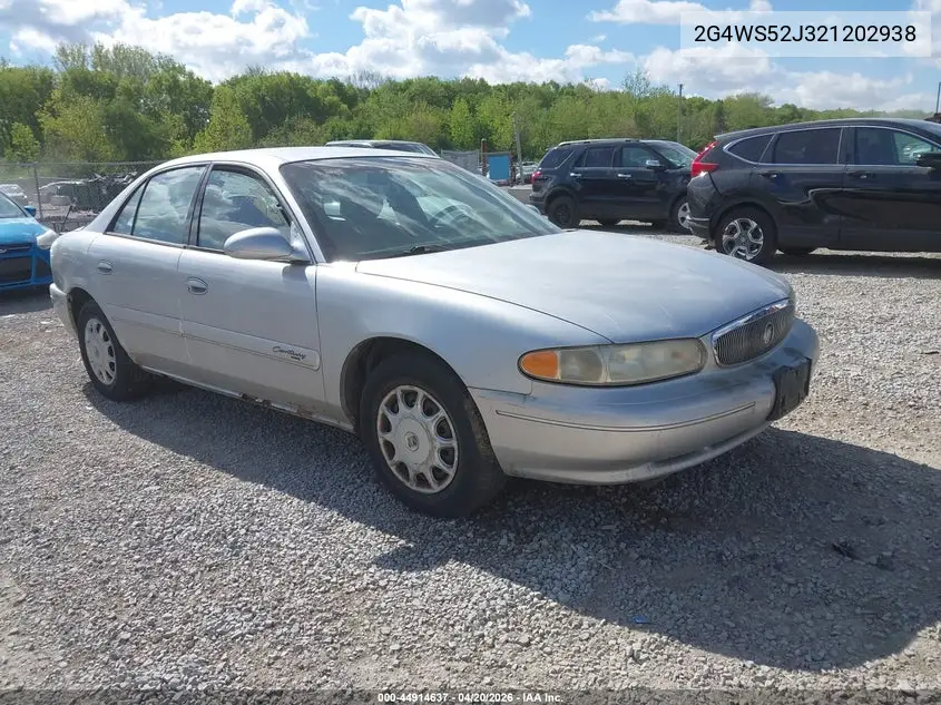 2002 Buick Century Custom VIN: 2G4WS52J321202938 Lot: 44914637