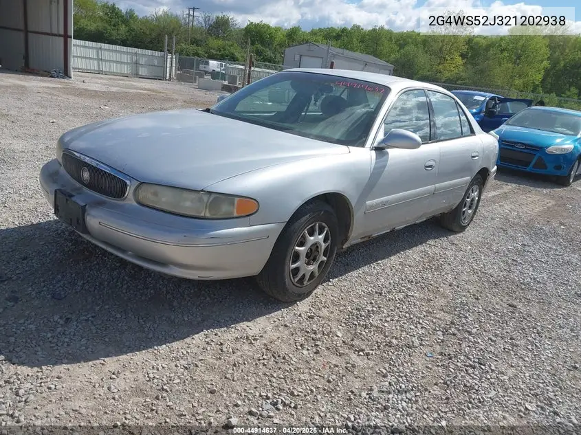 2002 Buick Century Custom VIN: 2G4WS52J321202938 Lot: 44914637