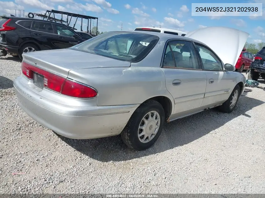 2002 Buick Century Custom VIN: 2G4WS52J321202938 Lot: 44914637