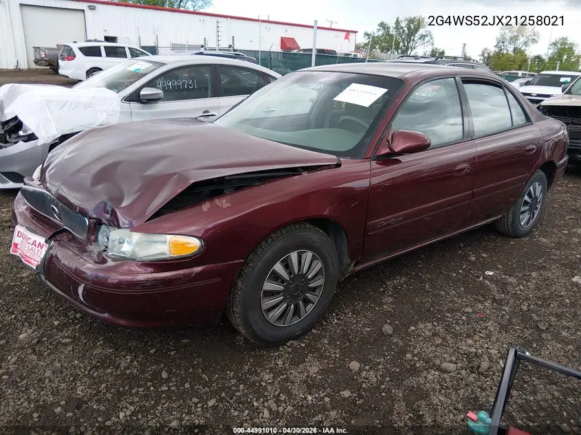 2002 Buick Century Custom VIN: 2G4WS52JX21258021 Lot: 44991010