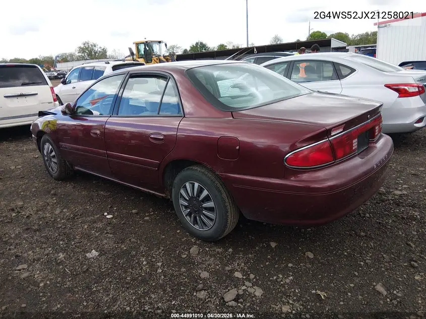 2002 Buick Century Custom VIN: 2G4WS52JX21258021 Lot: 44991010