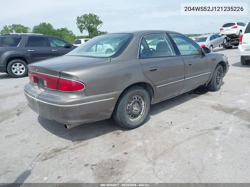 2002 Buick Century Custom VIN: 2G4WS52J121235226 Lot: 45182877