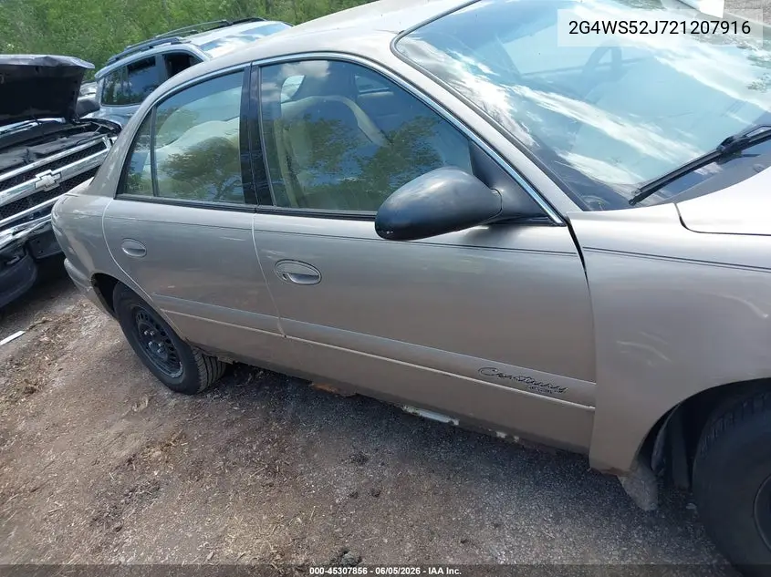 2002 Buick Century Custom VIN: 2G4WS52J721207916 Lot: 45307856