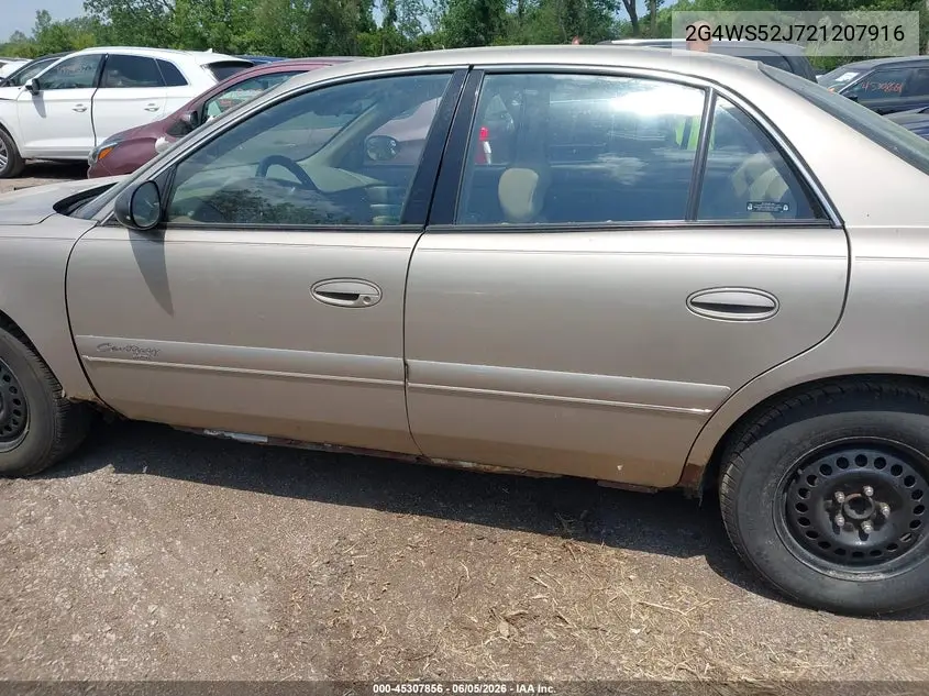 2002 Buick Century Custom VIN: 2G4WS52J721207916 Lot: 45307856