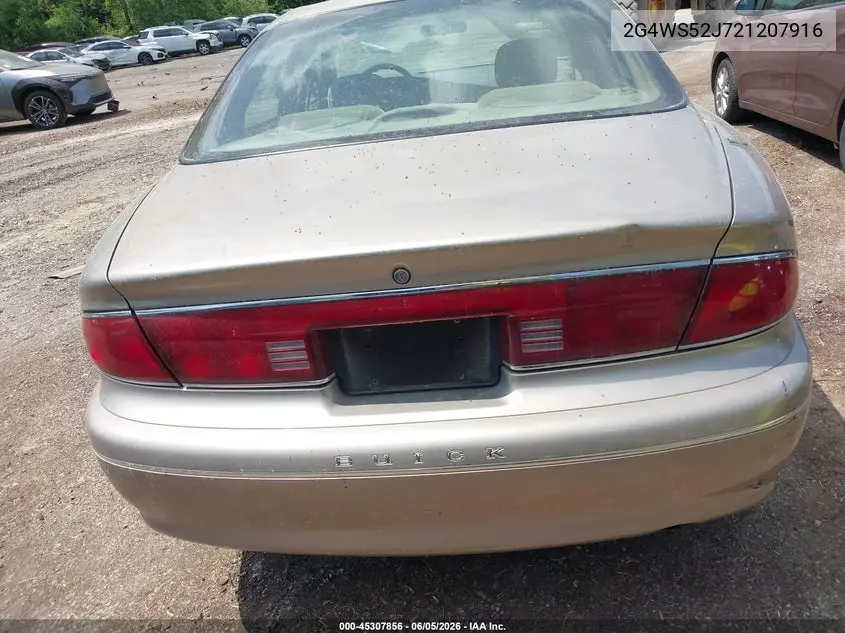 2002 Buick Century Custom VIN: 2G4WS52J721207916 Lot: 45307856