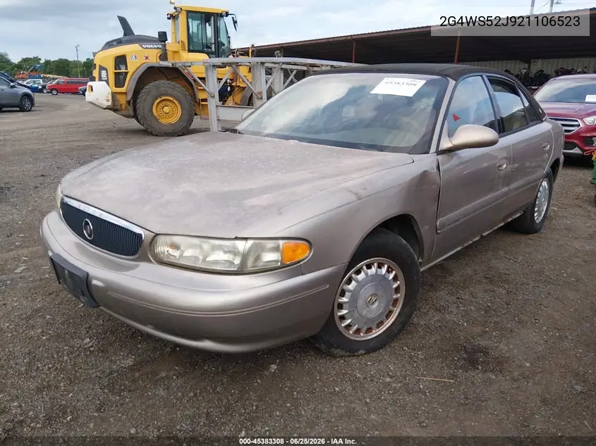 2002 Buick Century Custom VIN: 2G4WS52J921106523 Lot: 45383308