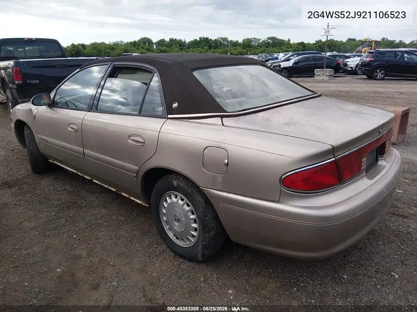 2002 Buick Century Custom VIN: 2G4WS52J921106523 Lot: 45383308