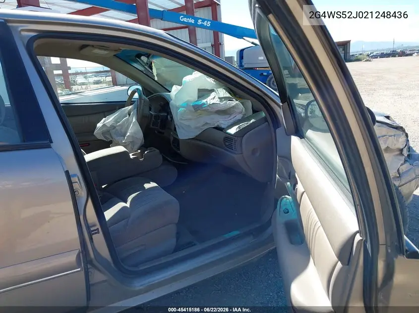 2002 Buick Century Custom VIN: 2G4WS52J021248436 Lot: 45415186