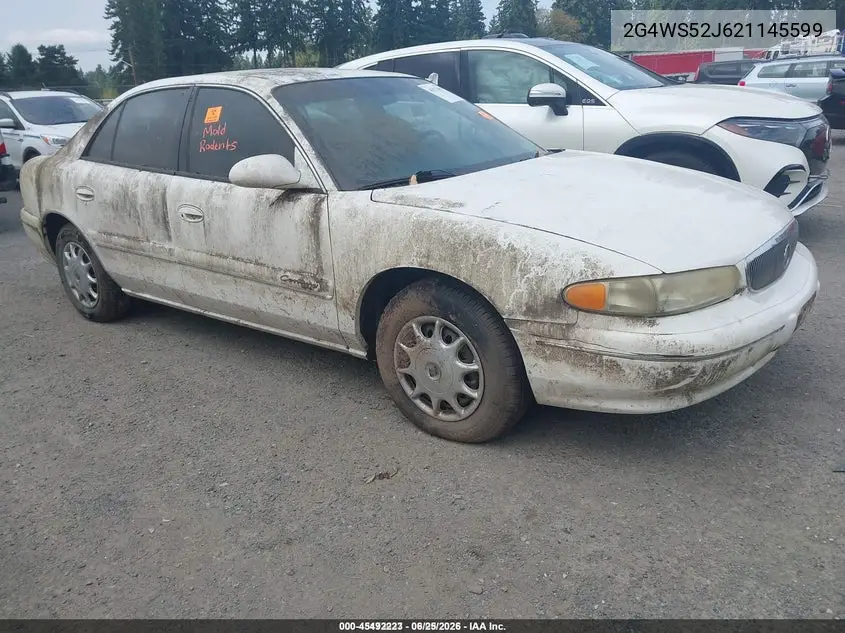 2002 Buick Century Custom VIN: 2G4WS52J621145599 Lot: 45492223