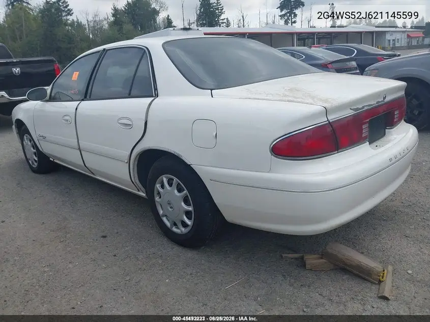 2002 Buick Century Custom VIN: 2G4WS52J621145599 Lot: 45492223