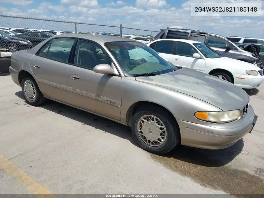 2002 Buick Century Custom VIN: 2G4WS52J821185148 Lot: 45595741