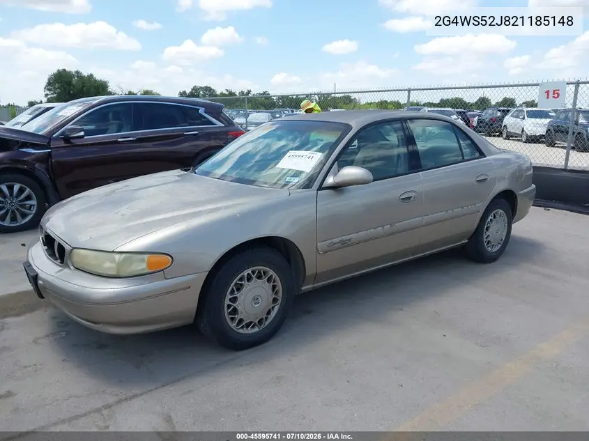 2002 Buick Century Custom VIN: 2G4WS52J821185148 Lot: 45595741