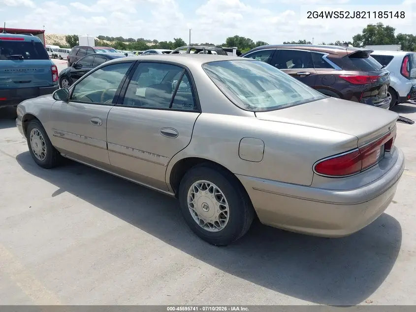 2002 Buick Century Custom VIN: 2G4WS52J821185148 Lot: 45595741