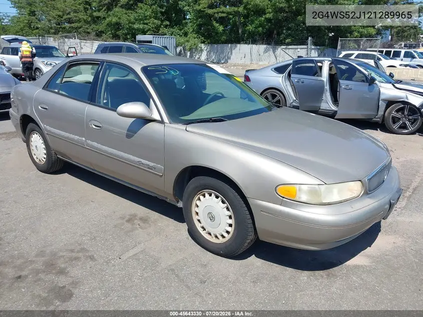 2002 Buick Century Custom VIN: 2G4WS52J121289965 Lot: 45643330