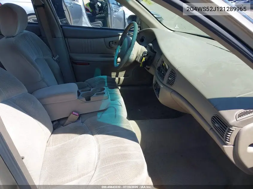 2002 Buick Century Custom VIN: 2G4WS52J121289965 Lot: 45643330