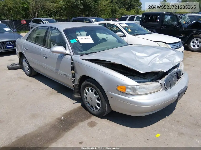 2002 Buick Century Custom VIN: 2G4WS52J721205065 Lot: 45659285