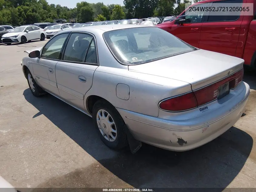 2002 Buick Century Custom VIN: 2G4WS52J721205065 Lot: 45659285