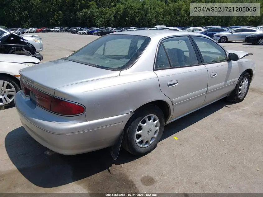 2002 Buick Century Custom VIN: 2G4WS52J721205065 Lot: 45659285
