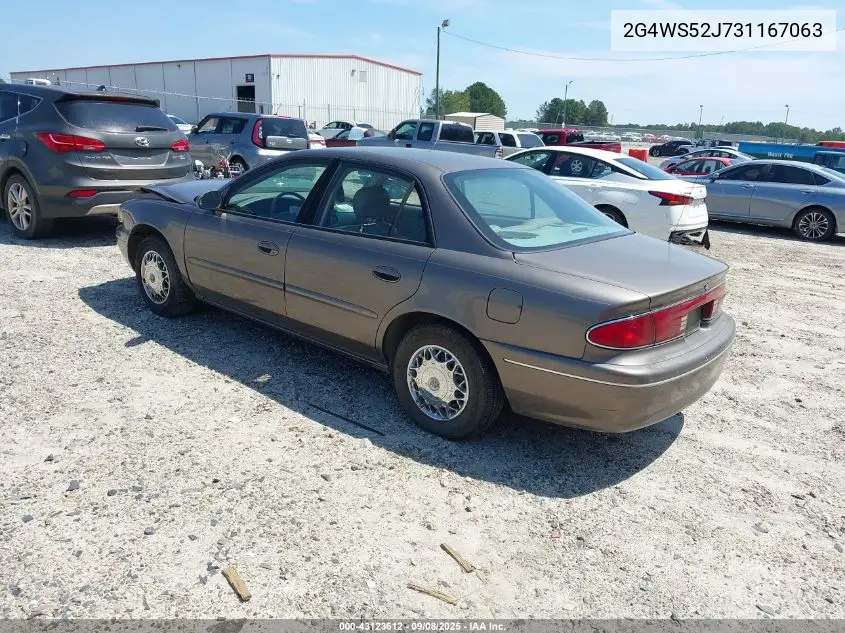 2003 Buick Century Custom VIN: 2G4WS52J731167063 Lot: 43123612