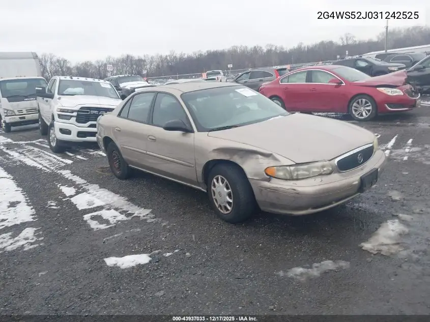2003 Buick Century Custom VIN: 2G4WS52J031242525 Lot: 43937033