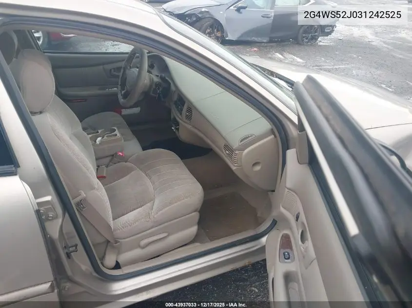 2003 Buick Century Custom VIN: 2G4WS52J031242525 Lot: 43937033