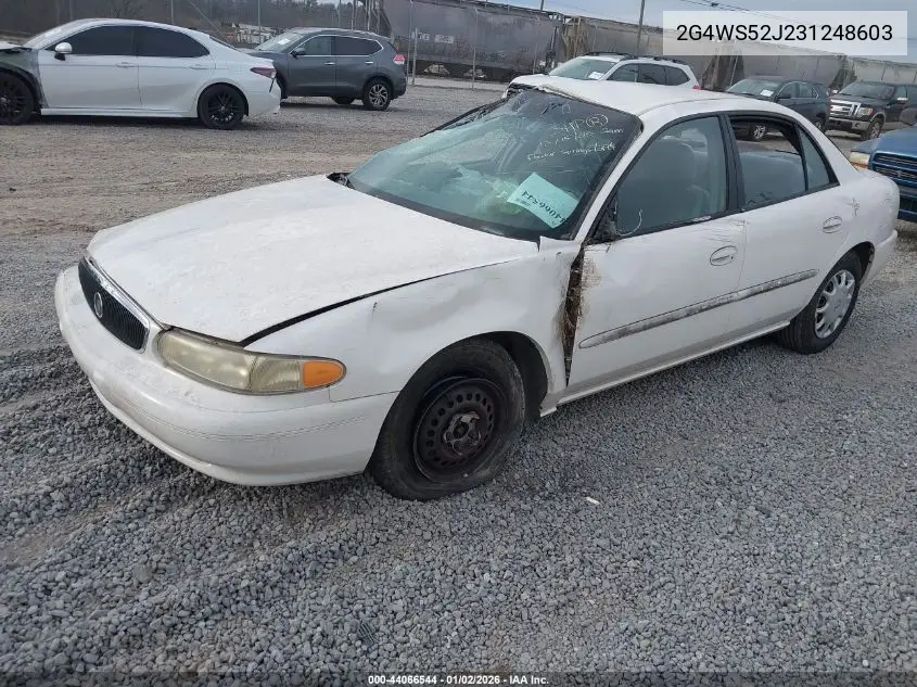 2003 Buick Century Custom VIN: 2G4WS52J231248603 Lot: 44066544