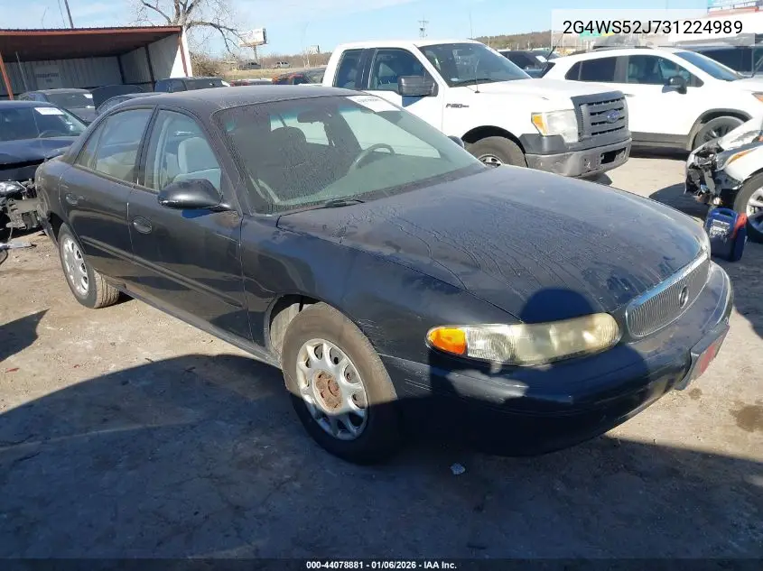 2003 Buick Century Custom VIN: 2G4WS52J731224989 Lot: 44078881