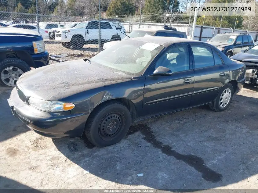 2003 Buick Century Custom VIN: 2G4WS52J731224989 Lot: 44078881