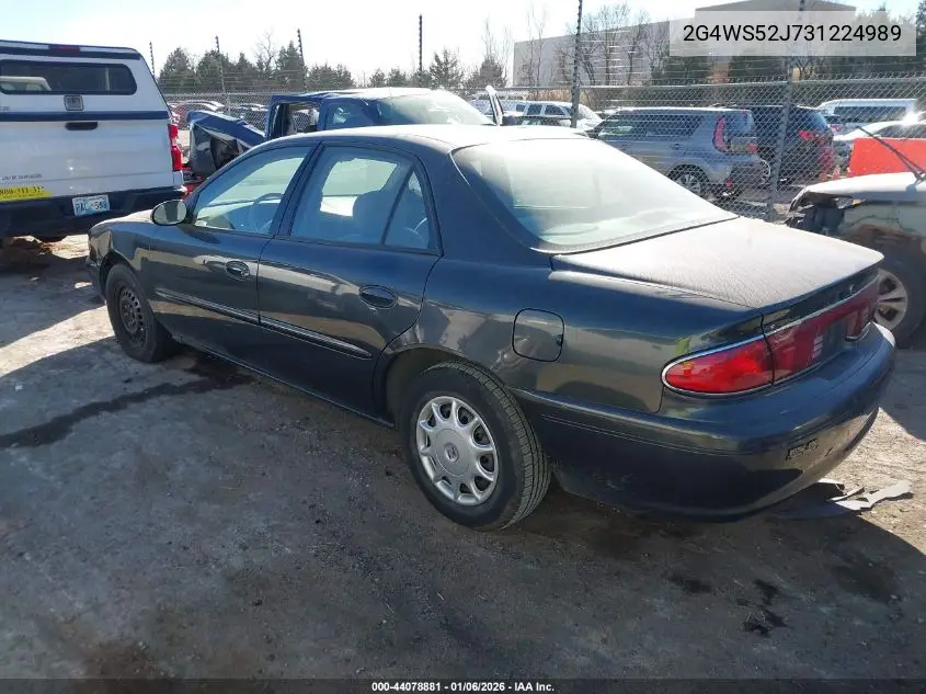 2003 Buick Century Custom VIN: 2G4WS52J731224989 Lot: 44078881