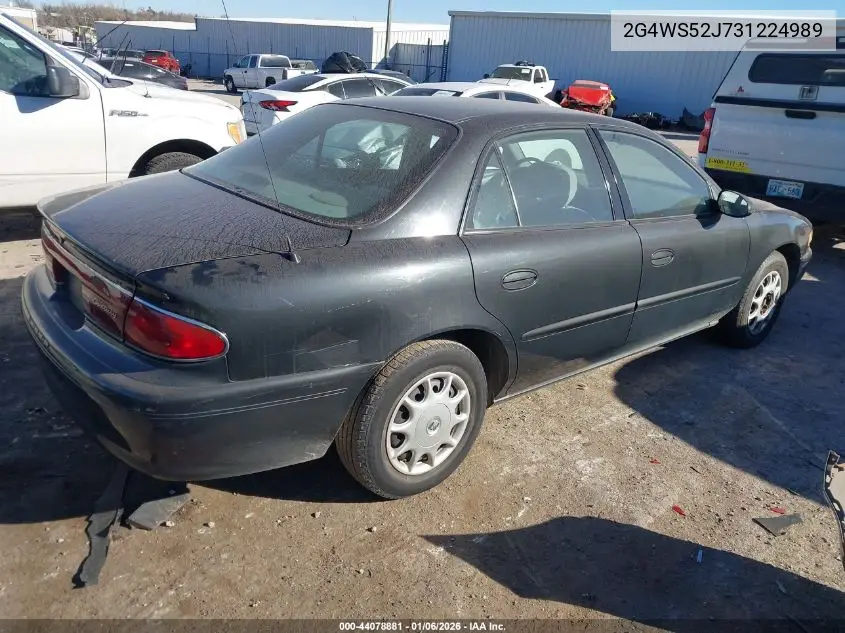 2003 Buick Century Custom VIN: 2G4WS52J731224989 Lot: 44078881