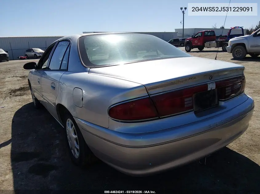 2003 Buick Century Custom VIN: 2G4WS52J531229091 Lot: 44624241