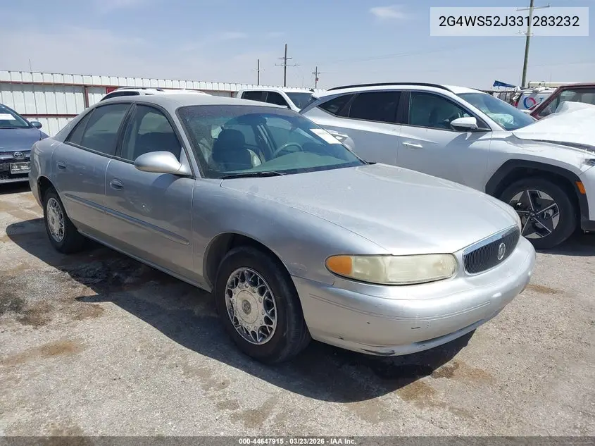 2003 Buick Century Custom VIN: 2G4WS52J331283232 Lot: 44647915