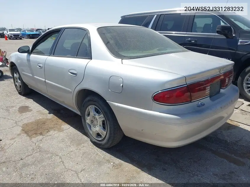 2003 Buick Century Custom VIN: 2G4WS52J331283232 Lot: 44647915