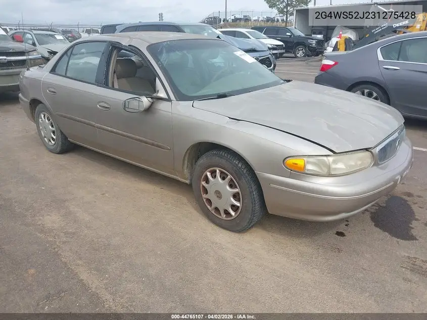 2003 Buick Century Custom VIN: 2G4WS52J231275428 Lot: 44765107