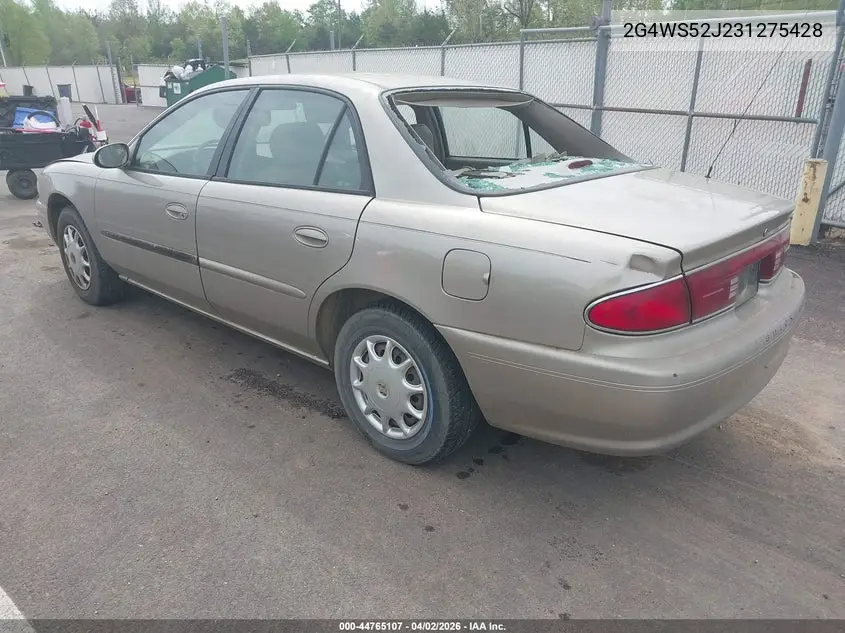 2003 Buick Century Custom VIN: 2G4WS52J231275428 Lot: 44765107