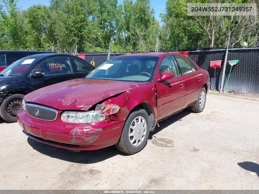2003 Buick Century Custom VIN: 2G4WS52J731249357 Lot: 44958079