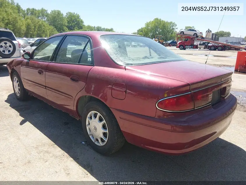 2003 Buick Century Custom VIN: 2G4WS52J731249357 Lot: 44958079