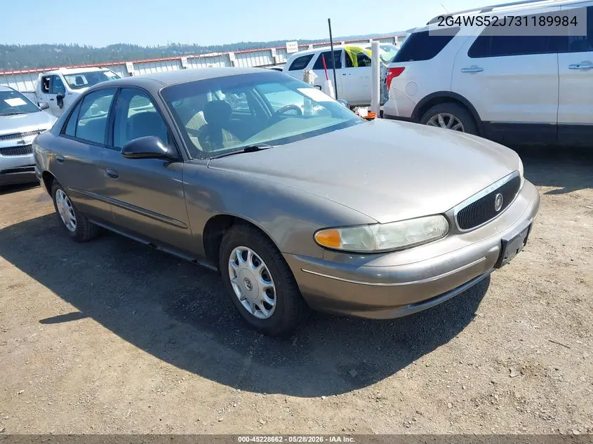 2003 Buick Century Custom VIN: 2G4WS52J731189984 Lot: 45228662