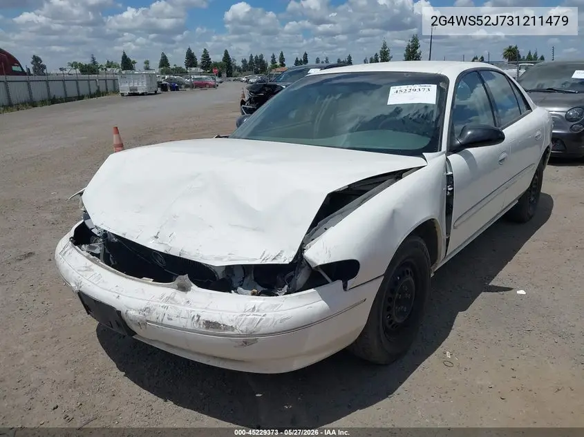 2003 Buick Century Custom VIN: 2G4WS52J731211479 Lot: 45229373