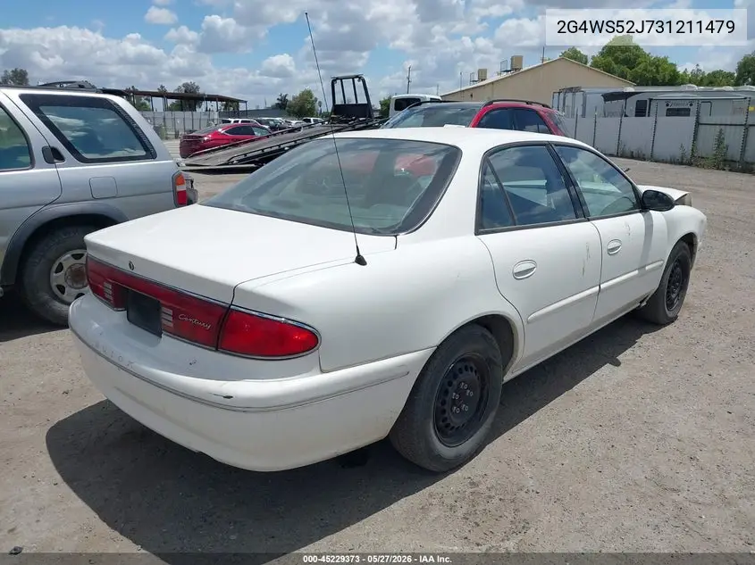 2003 Buick Century Custom VIN: 2G4WS52J731211479 Lot: 45229373
