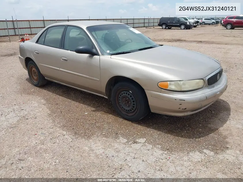 2003 Buick Century Custom VIN: 2G4WS52JX31240121 Lot: 45318795