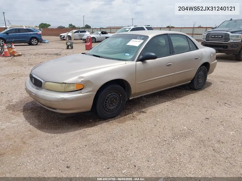 2003 Buick Century Custom VIN: 2G4WS52JX31240121 Lot: 45318795