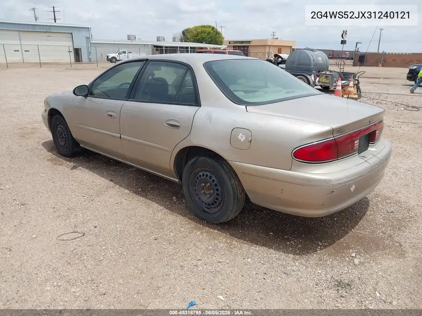 2003 Buick Century Custom VIN: 2G4WS52JX31240121 Lot: 45318795
