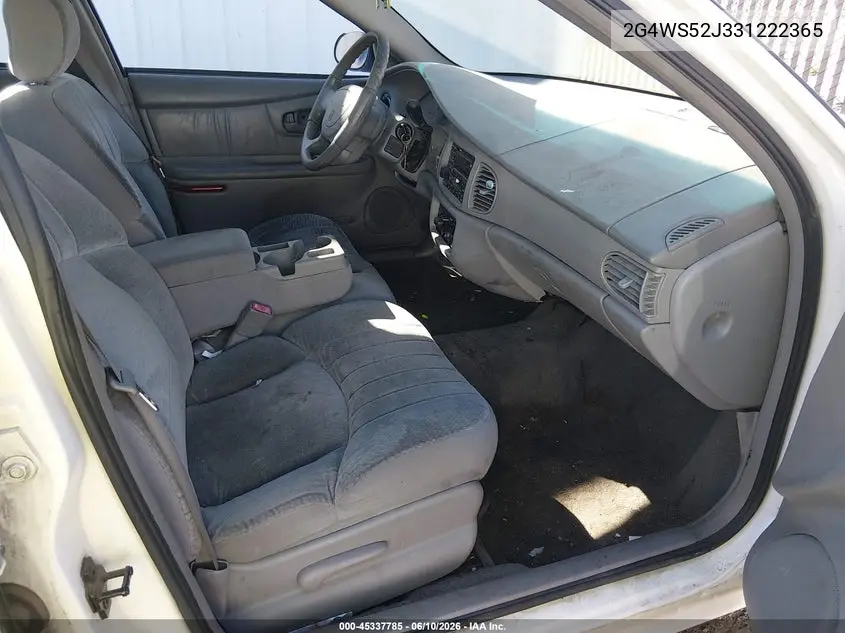 2003 Buick Century Custom VIN: 2G4WS52J331222365 Lot: 45337785