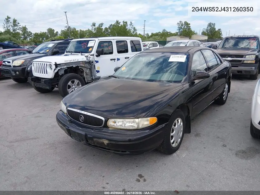 2003 Buick Century Custom VIN: 2G4WS52J431260350 Lot: 45398402