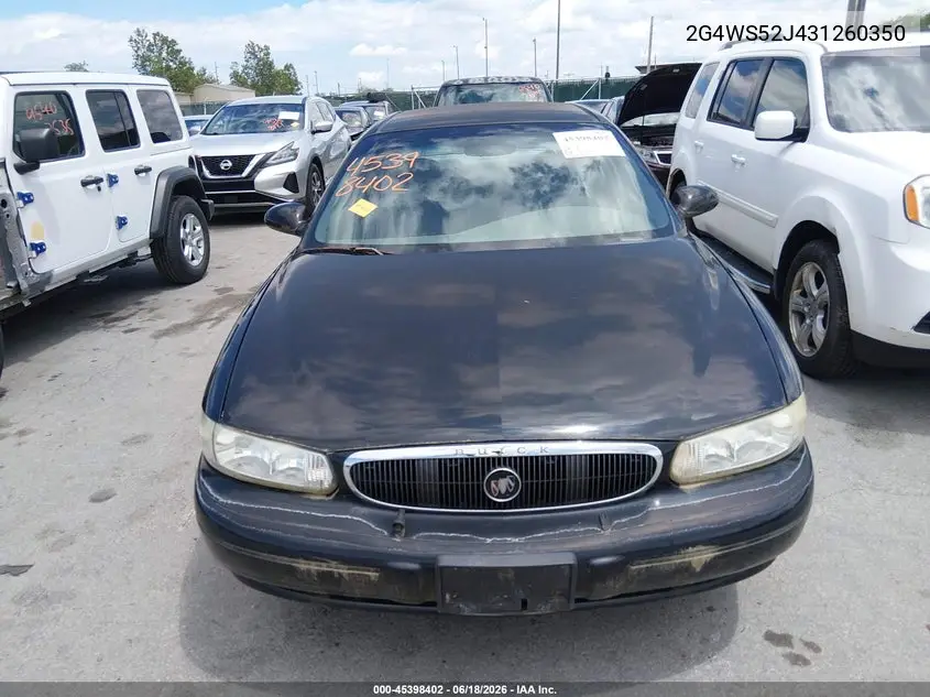 2003 Buick Century Custom VIN: 2G4WS52J431260350 Lot: 45398402