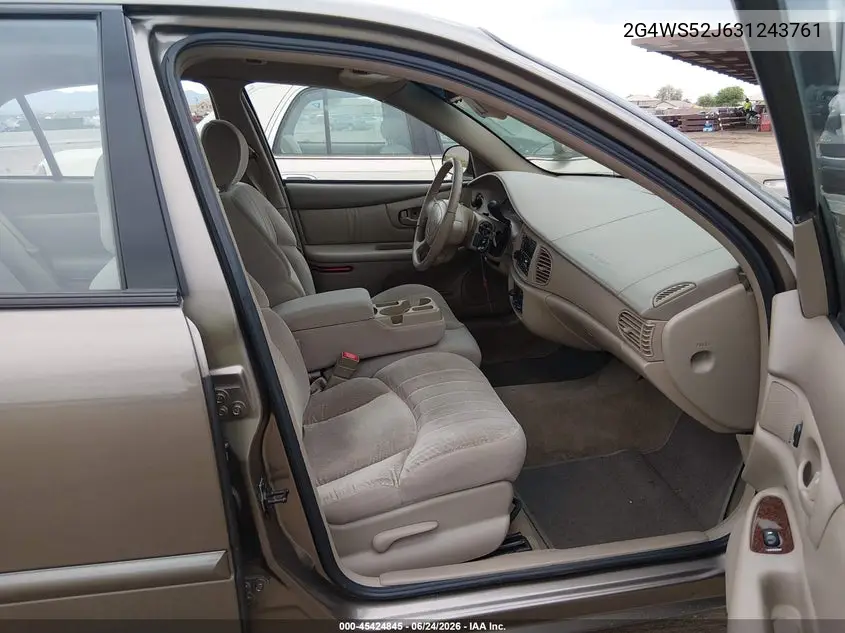 2003 Buick Century Custom VIN: 2G4WS52J631243761 Lot: 45424845