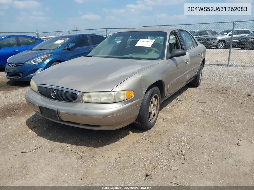 2003 Buick Century Custom VIN: 2G4WS52J631262083 Lot: 45433070