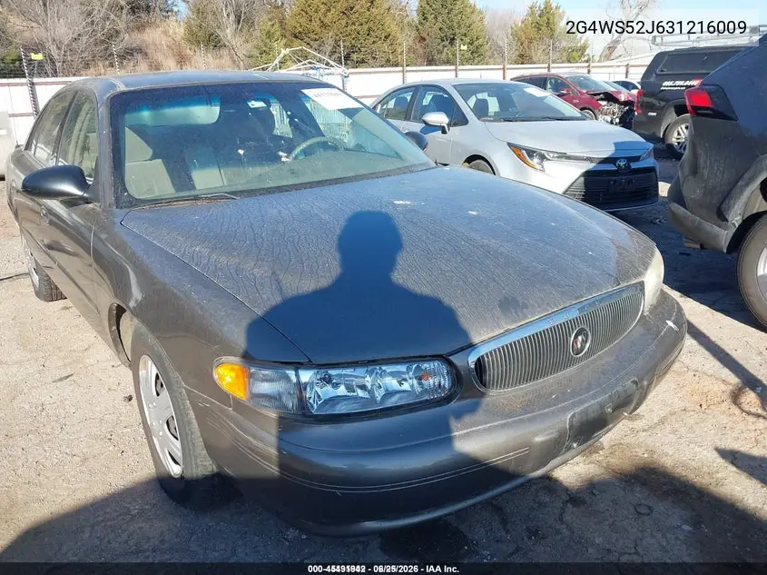 2003 Buick Century Custom VIN: 2G4WS52J631216009 Lot: 45491942